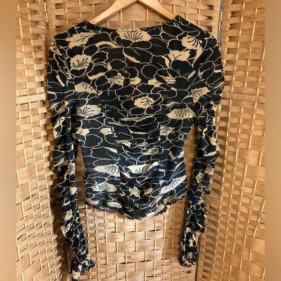 Free People Floral Knit Cardigan - Picture 6 of 12